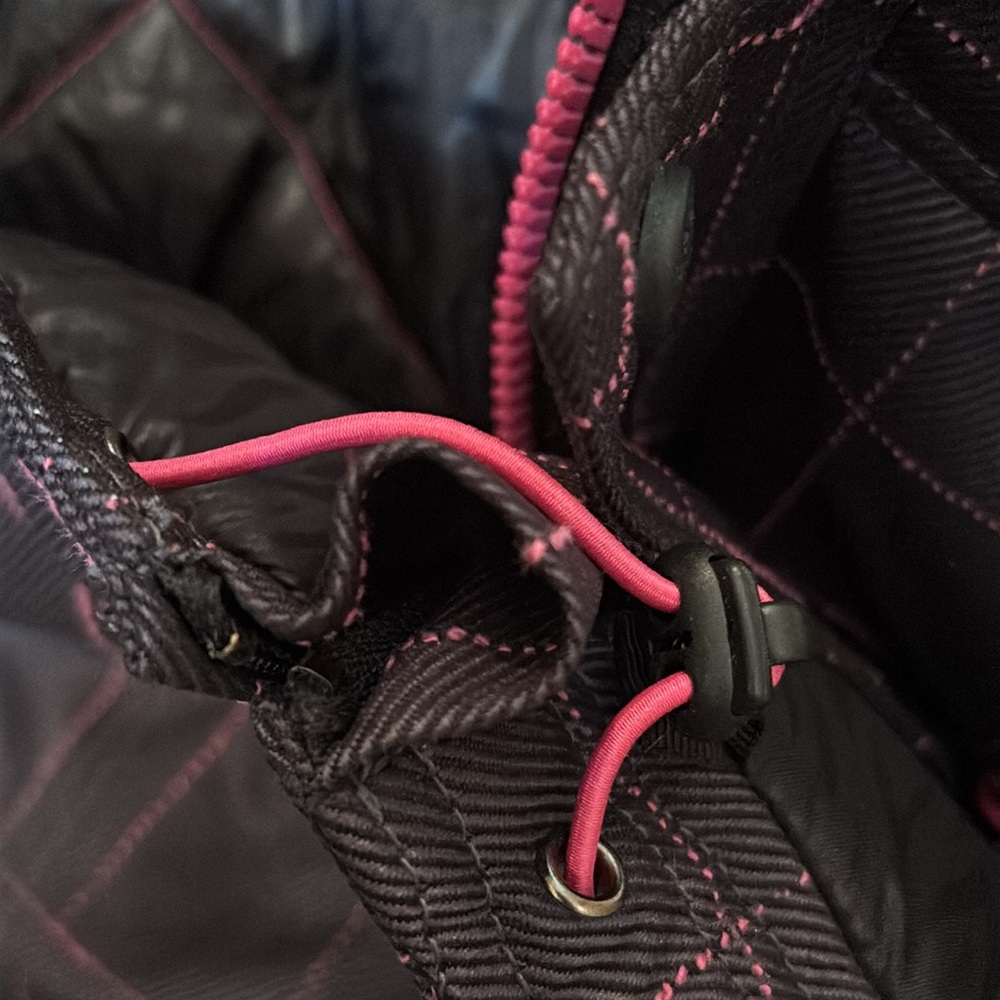 CASTLE SNOWMOBILE JACKET XL PINK AND BLACK PLAID CASTLE SNOWBOARDING COAT - Picture 12 of 14